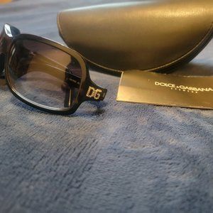 Dolce & Gabbana (D&G) Black Glasses - Rhinestones
